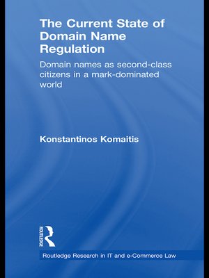 cover image of The Current State of Domain Name Regulation